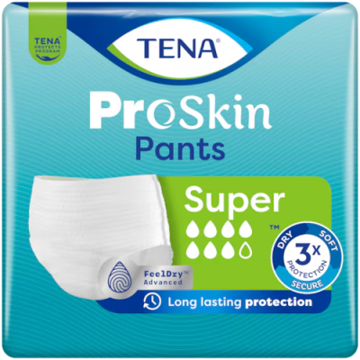 TENA Proskin Pants Super L 793665 12 kpl