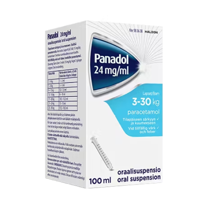 PANADOL oraalisuspensio 24 mg/ml 100 ml