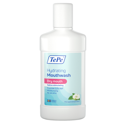 TePe Kosteuttava Suuvesi Omena/piparminttu 500 ml