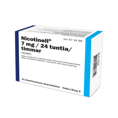NICOTINELL depotlaastari 7 mg/24 h 21 kpl