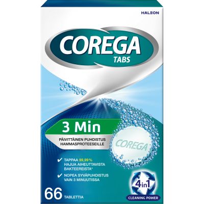 COREGA TABS 3 MIN 66 KPL
