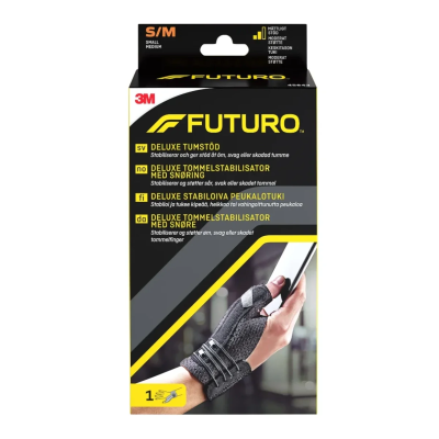 FUTURO Deluxe Peukalotuki, musta L/XL 1 kpl