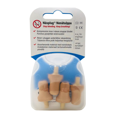 NosePlug 8 x 4 tulpan pakkaus