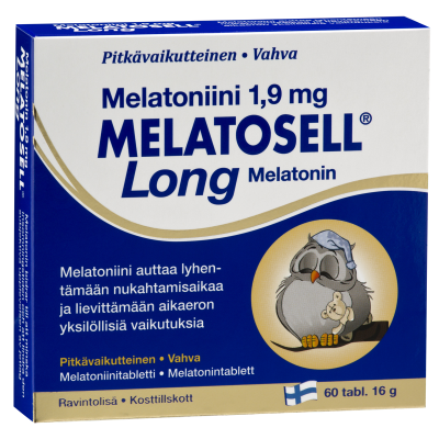 Melatosell Long Melatoniini 1,9 mg 60 tabl