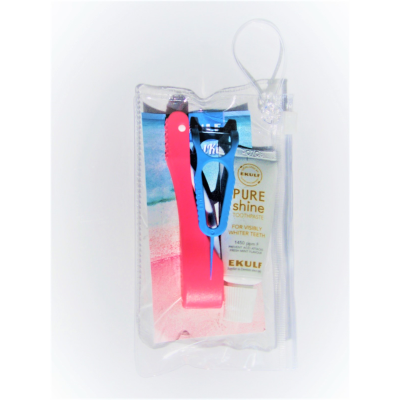 Ekulf TravelKit, harja, lankain ja tahna 1 kpl + 1 kpl + 12 ml