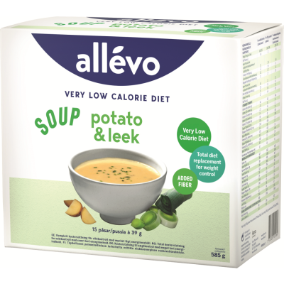 Allevo VLCD Keitto Peruna & Purjo 15 kpl