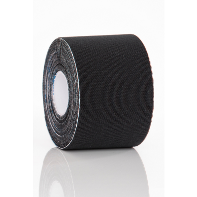 Gymstick Kinesiology Tape black 5cm x 5m 1 kpl