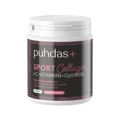 Puhdas+ Sport Collagen & C-vit & Opti MSM 260 g