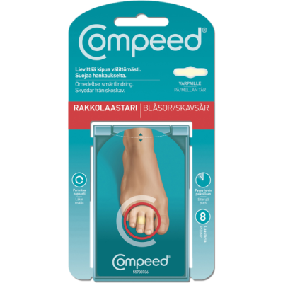 Compeed Rakkolaastari varpaat 8 kpl