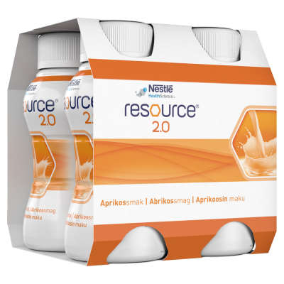 Resource 2.0 Aprikoosi 4X200 ml