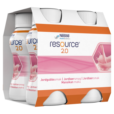 Resource 2.0 Mansikka 4x200 ml