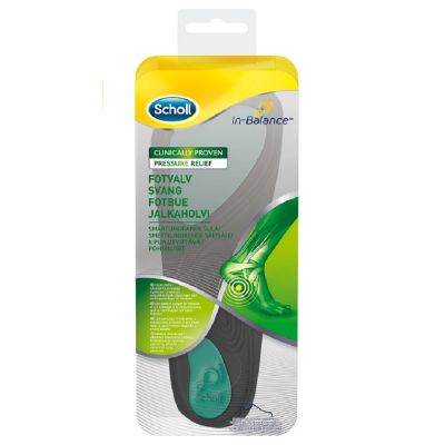 Scholl In-Balance pohjall. Jalkaholvi/S 1 pari