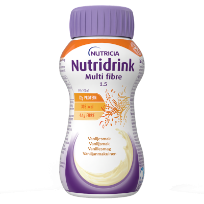 NUTRIDRINK MULTI FIBRE 4 x 200 ml vanilja