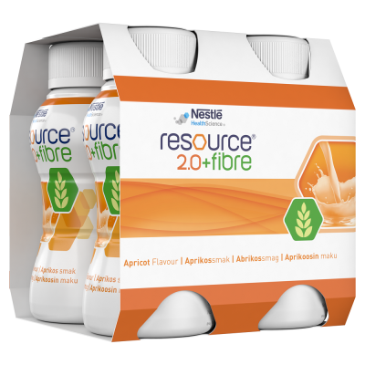 Resource 2.0+Fibre Aprikoosi 4x200 ml