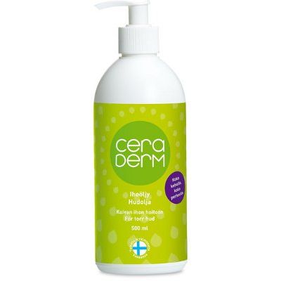 CERADERM ihoöljy (pumppu)500 ml