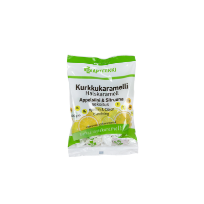 APTEEKKI Kurkkukaramelli Appelsiini & Sitruuna