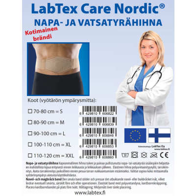 LabTex Napa- ja vatsatyrähihna M koko 1 kpl