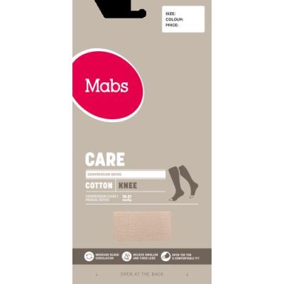 Mabs Care Tukisukka avoin kärki koko 4 1 pari
