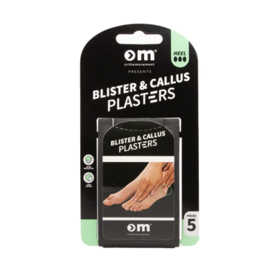 OM Callus & Blister Plaster Heel 5 Pack 5 kpl