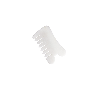 Gua sha -kampa, valkoinen 1 kpl