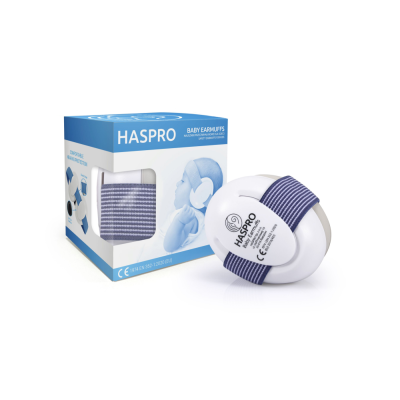 Haspro BABY vauvan/taaperon 0-3 v kuulosuojaimet sininen 1 kpl