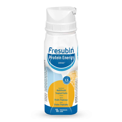FRESUBIN PROTEIN ENERGY DRINK neste, täydennysravintovalmiste (trooppiset hedelmät)4x200 ml
