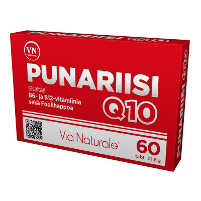 Via Naturale Punariisi Q10+B6+B12+Foolihppo 60 tabl