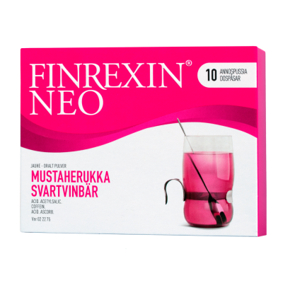 FINREXIN NEO jauhe mustaherukka 10 kpl
