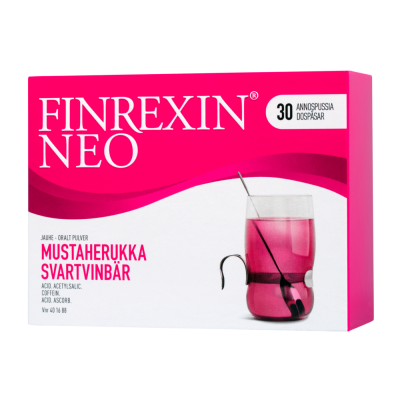 FINREXIN NEO jauhe mustaherukka 30 kpl