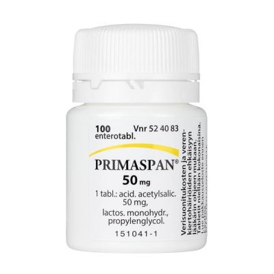 PRIMASPAN enterotabletti 50 mg 100 kpl