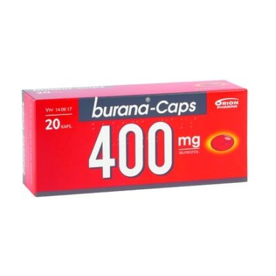 BURANA-CAPS kapseli, pehmeä 400 mg 20 fol