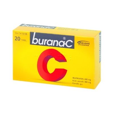 BURANA-C tabletti, kalvopäällysteinen 400/300 mg 10 fol