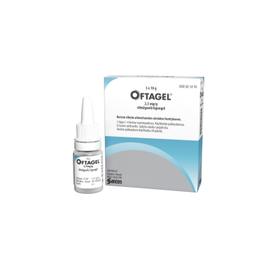 OFTAGEL silmägeeli 2,5 mg/g 3 x 10 g