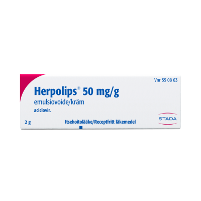 HERPOLIPS emulsiovoide 50 mg/g 2 g
