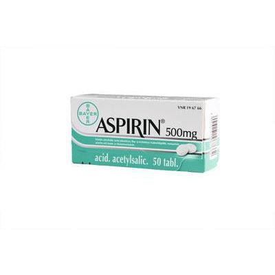 ASPIRIN tabletti 500 mg 50 fol