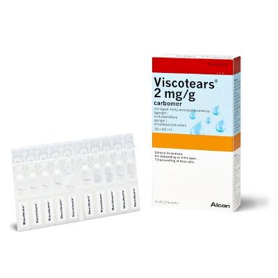 VISCOTEARS silmägeeli, kerta-annospakkaus 2 mg/g 30 x 0,6 ml