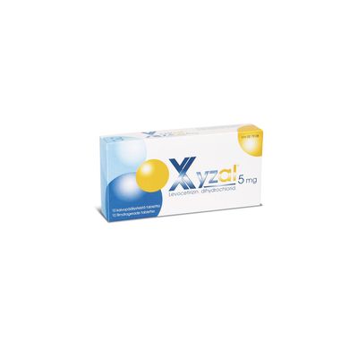 XYZAL tabletti, kalvopäällysteinen 5 mg 28 fol