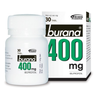 BURANA tabletti, kalvopäällysteinen 400 mg 30 kpl
