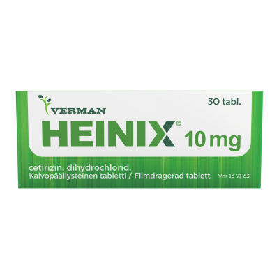 HEINIX tabletti, kalvopäällysteinen 10 mg 30 fol