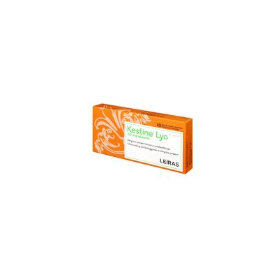 KESTINE LYO tabletti, kylmäkuivattu 20 mg 10 fol