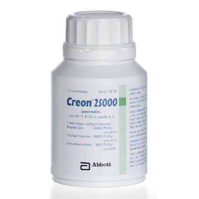 CREON 25 000 enterokapseli, kova 100 kpl