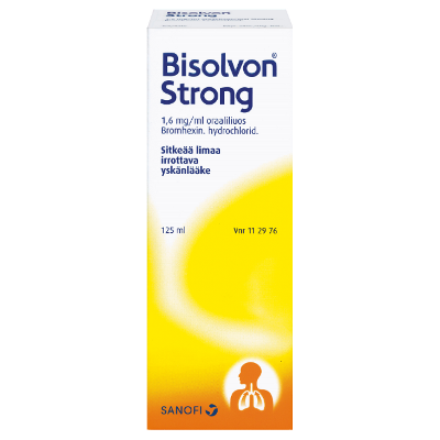 BISOLVON STRONG oraaliliuos 1,6 mg/ml 125 ml