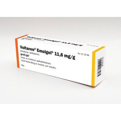 VOLTAREN EMULGEL geeli 11,6 mg/g 50 g