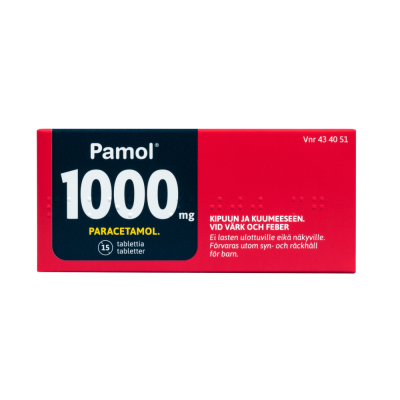 PAMOL tabletti 1000 mg 15 fol
