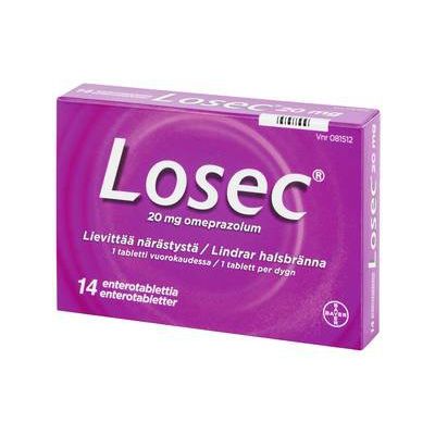 LOSEC enterotabletti 20 mg 14 fol