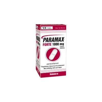 PARAMAX FORTE tabletti 1000 mg 15 fol