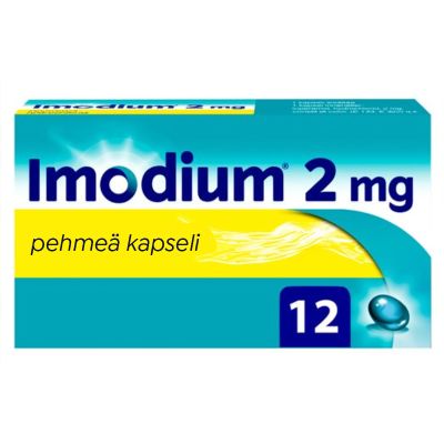 IMODIUM kapseli, pehmeä 2 mg 12 fol