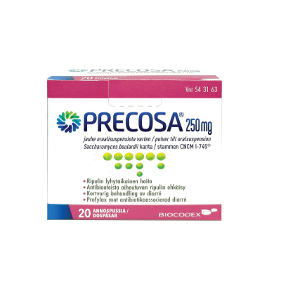 PRECOSA jauhe oraalisuspensiota varten 250 mg 20 kpl