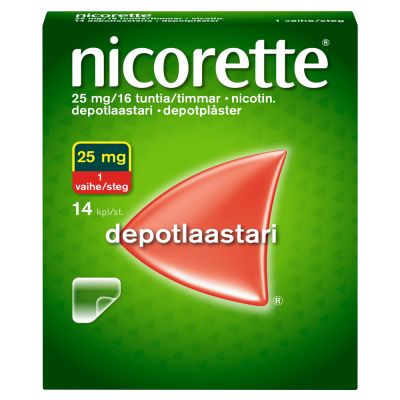 NICORETTE depotlaastari 25 mg/16 h 14 kpl