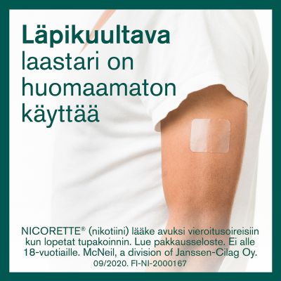 NICORETTE depotlaastari 15 mg/16 h 7 kpl